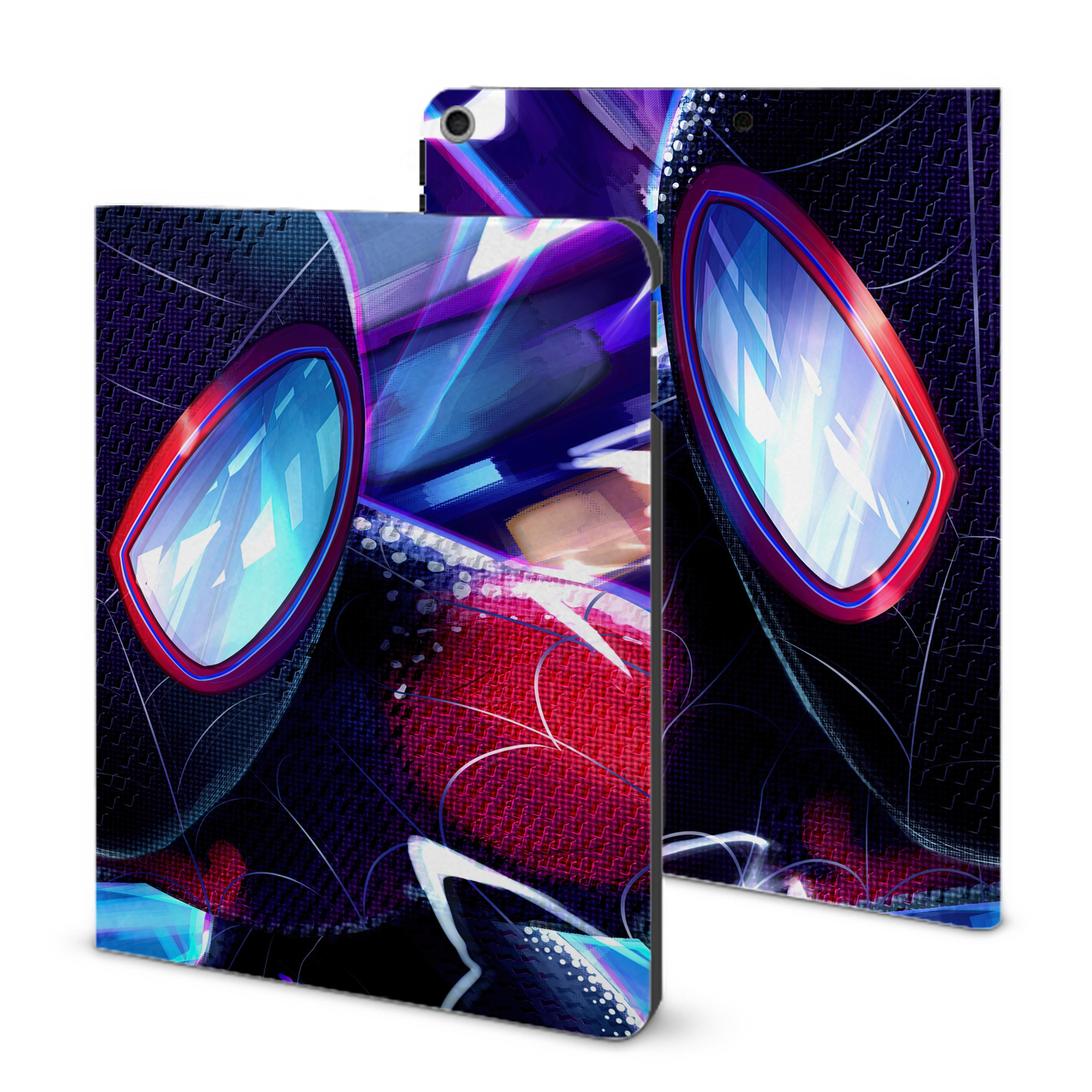 （画像用） Spider Man スパイダーマン IPad ケース ブック型 PUレザー TPU 耐衝撃 軽量 薄型 ペン収納なし 全面保護 IPad 各モデル対応
